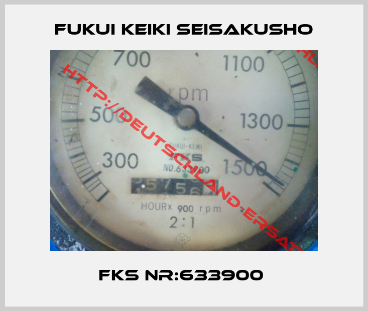 Fukui Keiki Seisakusho-FKS Nr:633900 