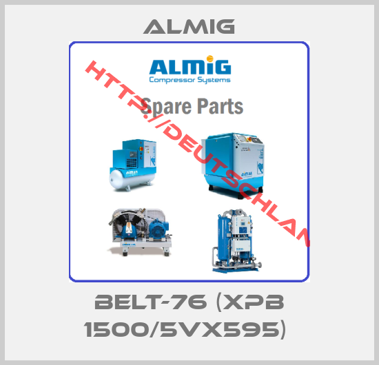 Almig-Belt-76 (XPB 1500/5VX595) 