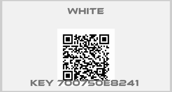 White-Key 700750E8241 
