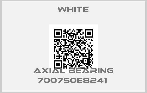 White-Axial Bearing 700750E8241 