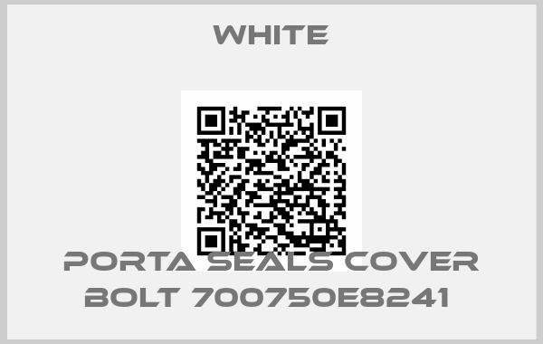White-Porta seals cover bolt 700750E8241 