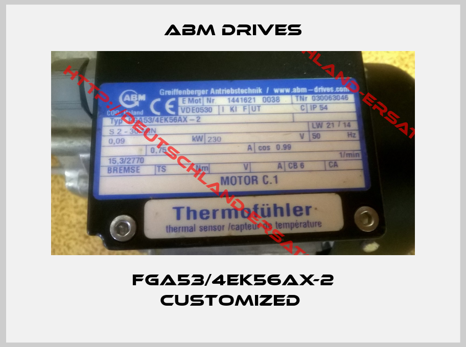 Abm Drives-FGA53/4EK56AX-2 customized 