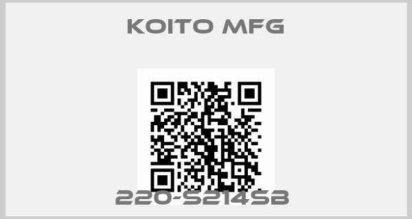 Koito Mfg-220-S214SB 