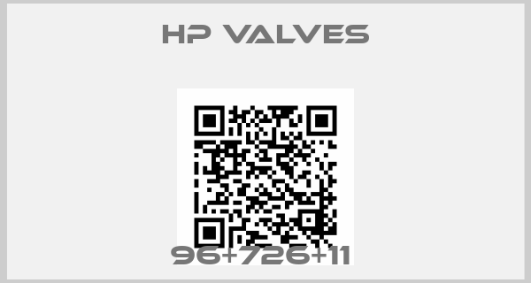 HP Valves-96+726+11 