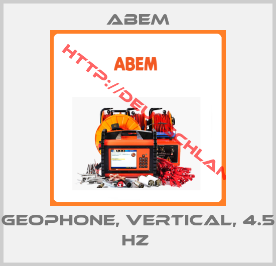ABEM-Geophone, vertical, 4.5 Hz 