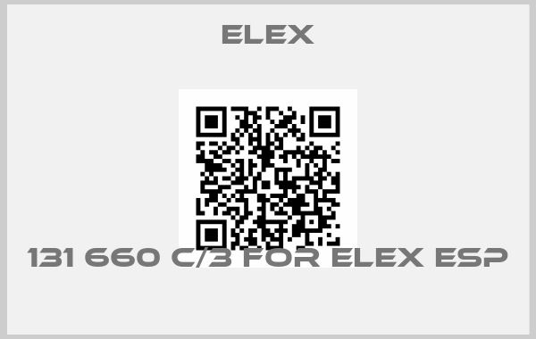 Elex-131 660 C/3 FOR ELEX ESP 