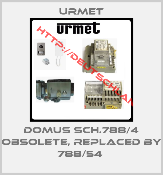 Urmet-domus sch.788/4 obsolete, replaced by 788/54 