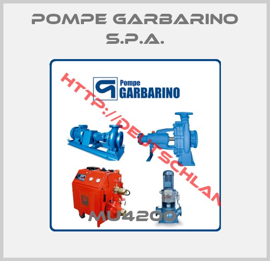 Pompe Garbarino S.P.A.-MU4200 