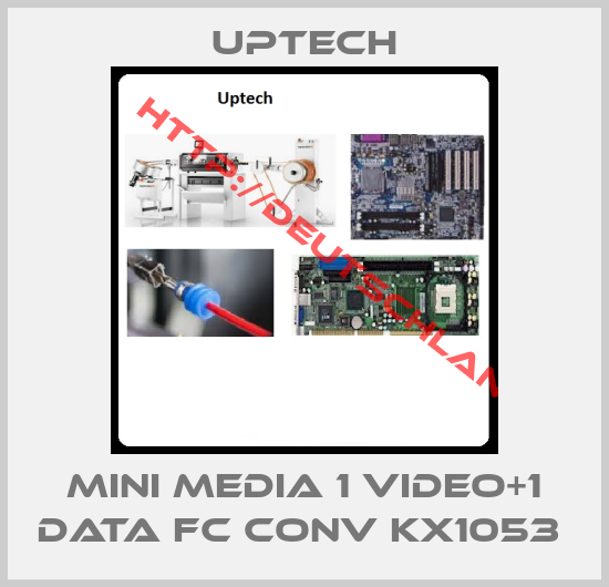 Uptech-MINI MEDIA 1 VIDEO+1 DATA FC CONV KX1053 