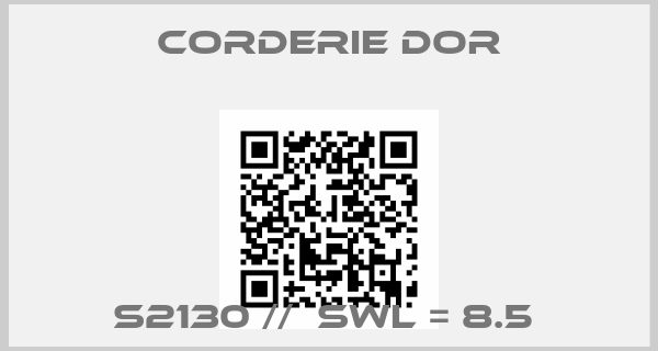 Corderie Dor-S2130 //  SWL = 8.5 