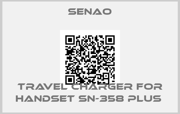 Senao-Travel Charger for Handset SN-358 PLUS 