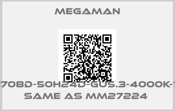 MEGAMAN-ER1708d-50H24D-GU5.3-4000K-12V same as MM27224 