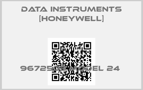 Data Instruments [Honeywell]-9672503 MODEL 24 