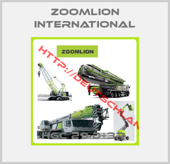 Zoomlion International-HGC 29 D+3R 