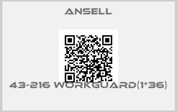 Ansell-43-216 WorkGuard(1*36) 