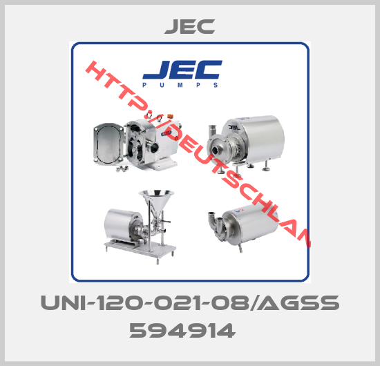 JEC-UNI-120-021-08/AGSS 594914  