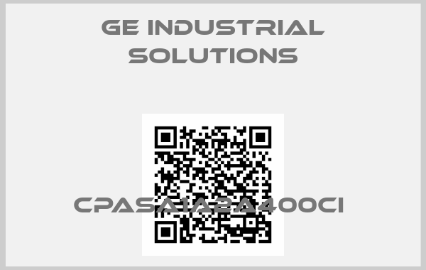 GE Industrial Solutions-CPASA1A2A400CI 