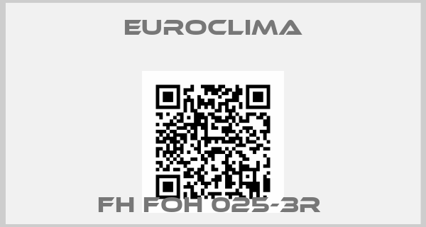 Euroclima-FH FOH 025-3R 