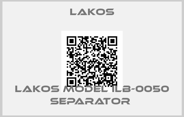 Lakos- Lakos Model ILB-0050 Separator 