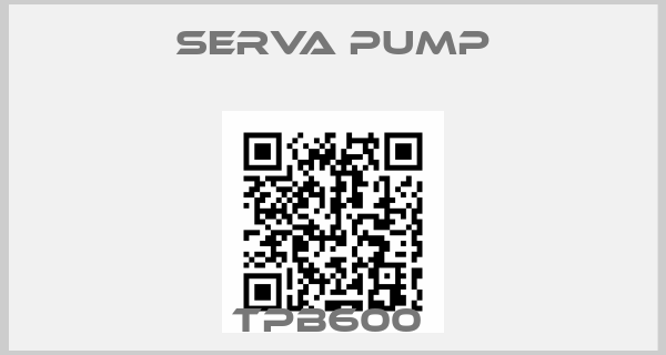 Serva Pump-TPB600 