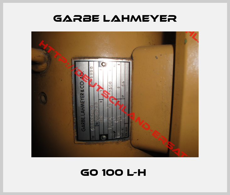 Garbe Lahmeyer-G0 100 L-H 