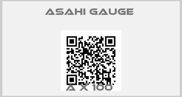 ASAHI Gauge -A X 100 