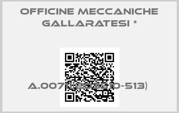 Officine Meccaniche Gallaratesi *-A.00711(203510-513) 