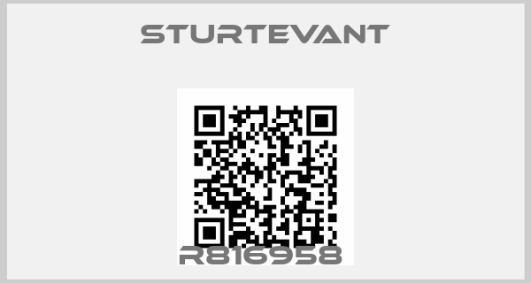 STURTEVANT-R816958 