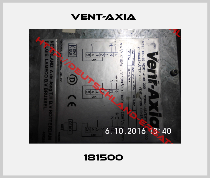Vent-Axia -181500 
