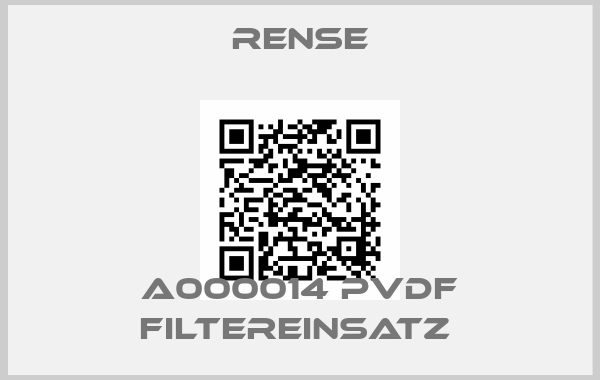 Rense-A000014 PVDF FILTEREINSATZ 