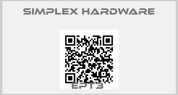 Simplex Hardware-EPT3 
