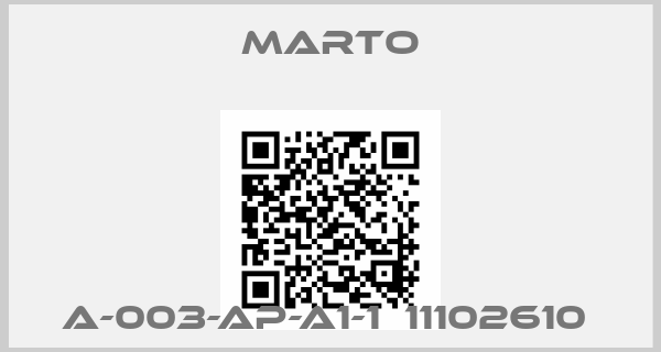 Marto-A-003-AP-A1-1  11102610 