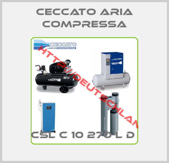 CECCATO ARIA COMPRESSA-CSL C 10 270 L D 