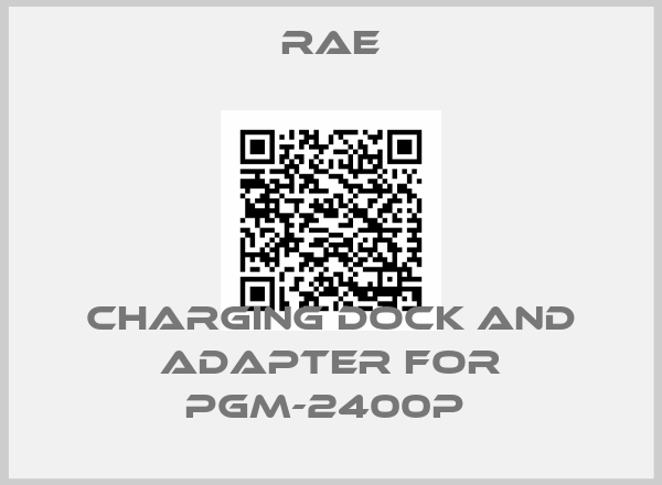 Rae-Charging dock and adapter for PGM-2400P 