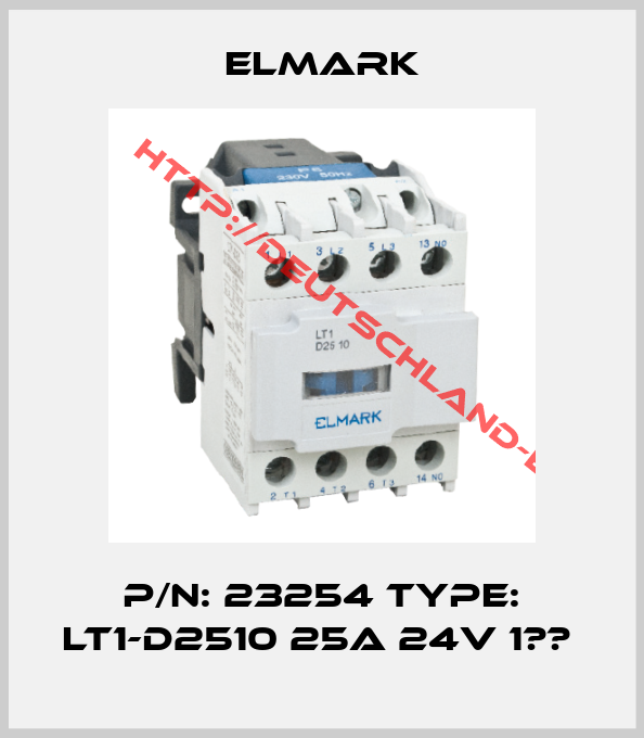 Elmark-P/N: 23254 Type: LT1-D2510 25A 24V 1НО 