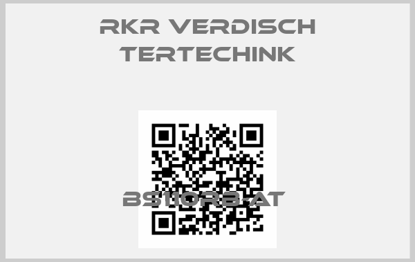 RKR VERDISCH TERTECHINK-BS110RB-AT 