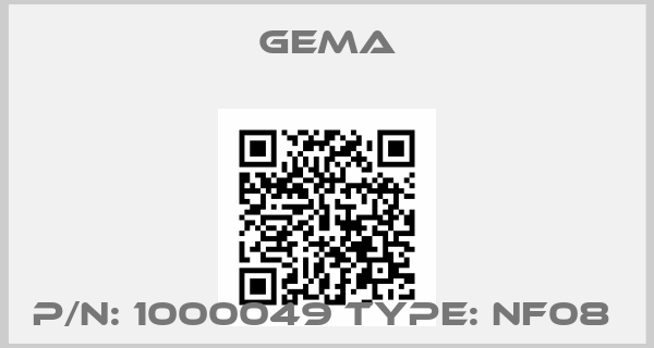 GEMA-P/N: 1000049 Type: NF08 