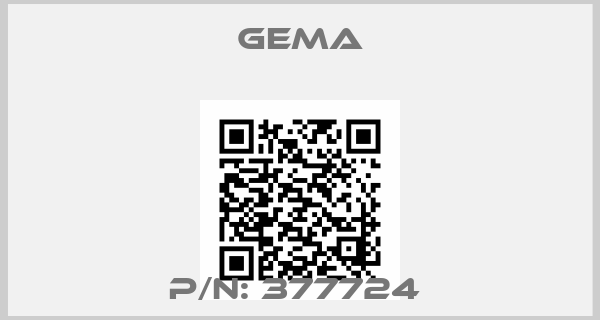 GEMA-P/N: 377724 