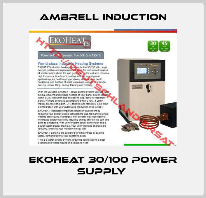 Ambrell Induction-EKOHEAT 30/100 power supply 
