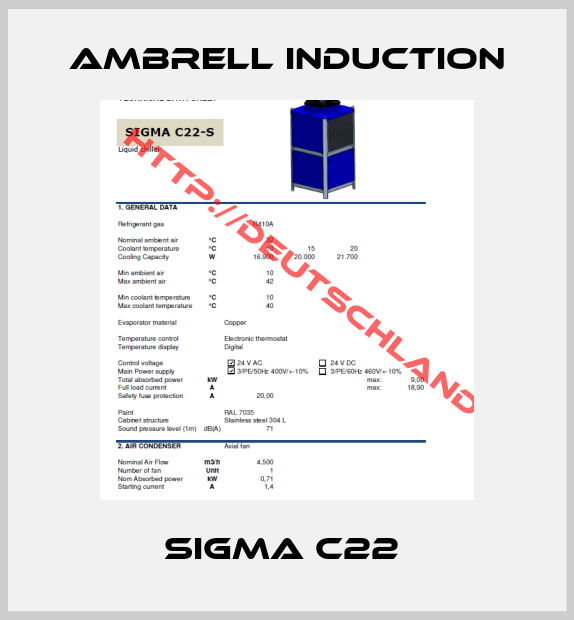 Ambrell Induction-Sigma C22 