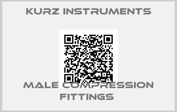Kurz Instruments-Male Compression Fittings 