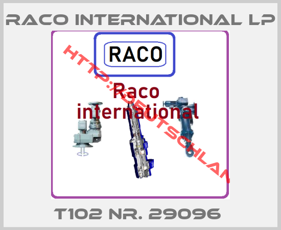 Raco international Lp-T102 Nr. 29096 