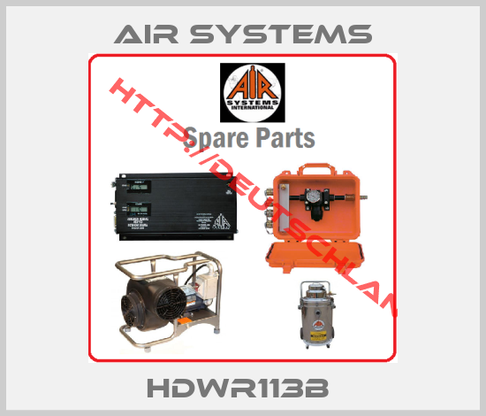 Air systems-HDWR113B 