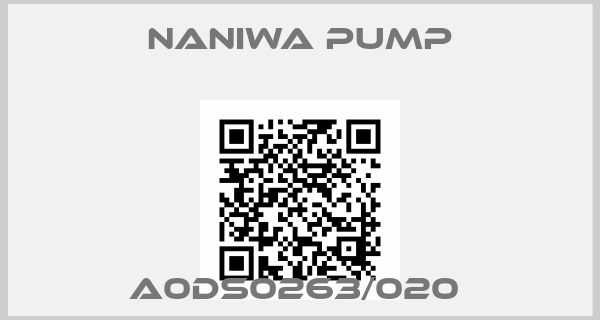 NANIWA PUMP-A0DS0263/020 