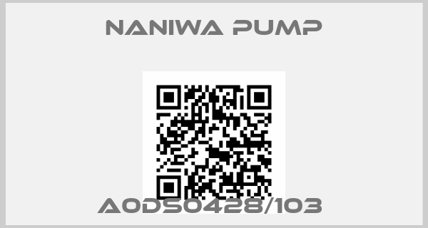 NANIWA PUMP-A0DS0428/103 