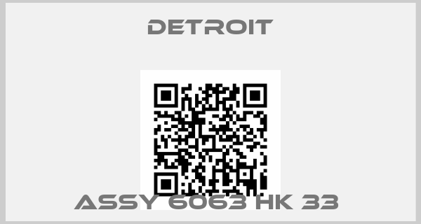 Detroit-ASSY 6063 HK 33 