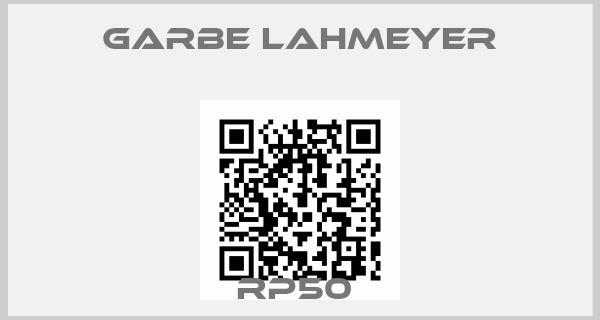 Garbe Lahmeyer-RP50 