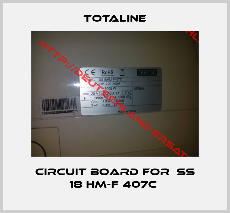 TOTALINE-circuit board for  SS 18 HM-F 407C 