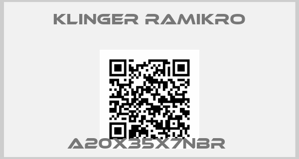 Klinger Ramikro-A20X35X7NBR 