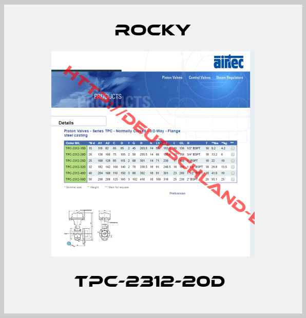 Rocky-TPC-2312-20D 